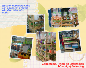 Hiện diện sản phẩm Nguyên Hương tại các shop
